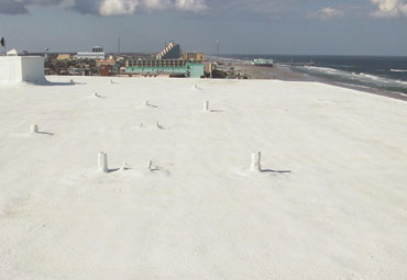 Cool roof coatings in Madrid