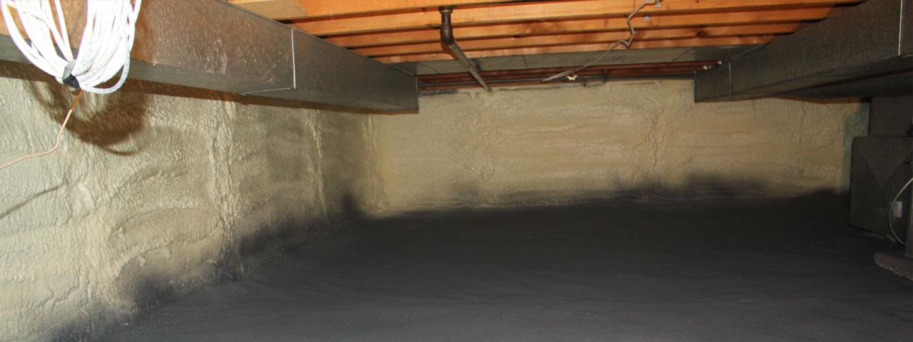 Madrid spray foam insulation for crawl spaces